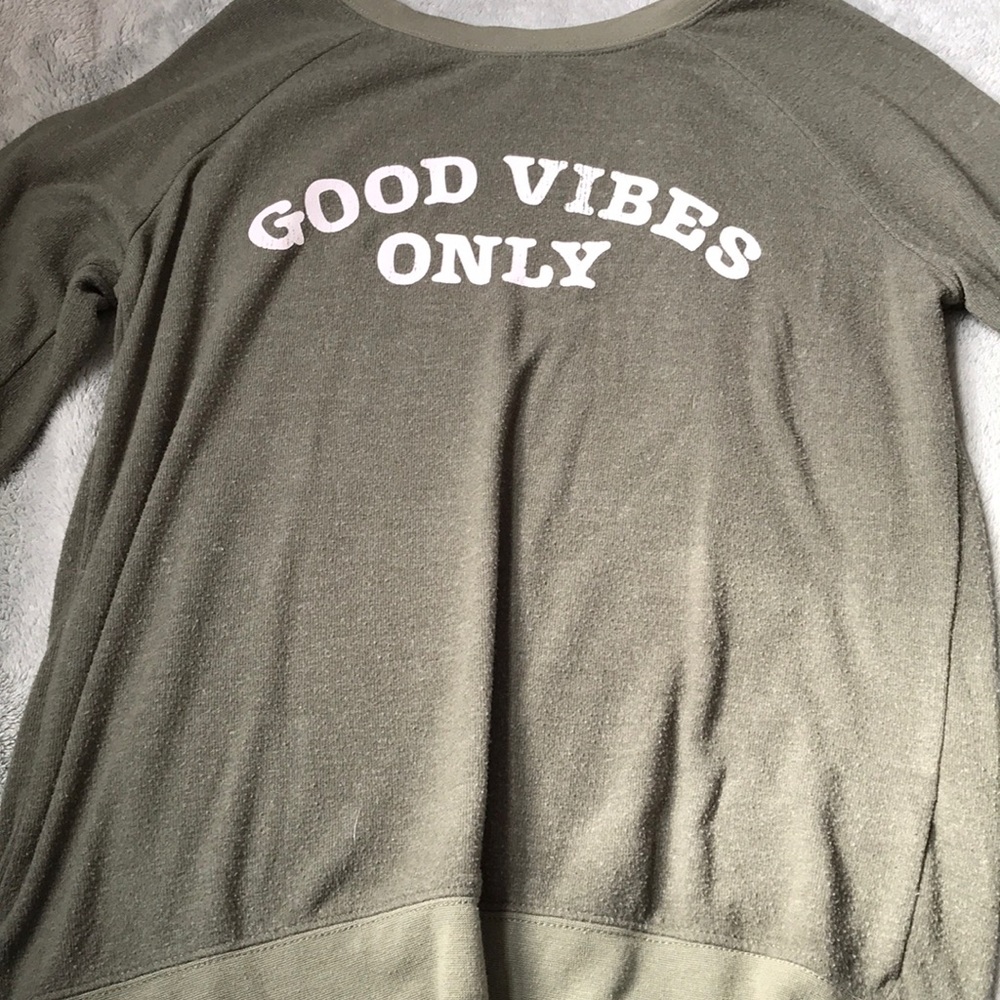 Green sweatshirt